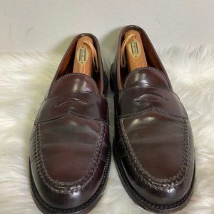 Alden leather loafers Sz 8
